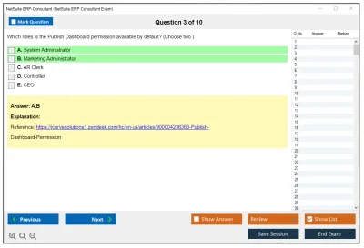 NetSuite ERP-Consultant NetSuite ERP Consultant Exam Practice test exam simulator test engine exam Prep practice test questions answers Image 3