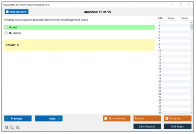 Huawei H13-527 HCIP-Cloud Computing V4.0 Practice test exam simulator test engine exam Prep practice test questions answers Image 12