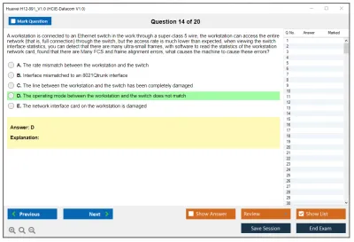 Huawei H12-891_V1.0 HCIE-Datacom V1.0 Practice test exam simulator test engine exam Prep practice test questions answers Image 14