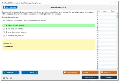 Test Prep IELTS (International English Language Testing System Practice test exam simulator test engine exam Prep practice test questions answers Image 4