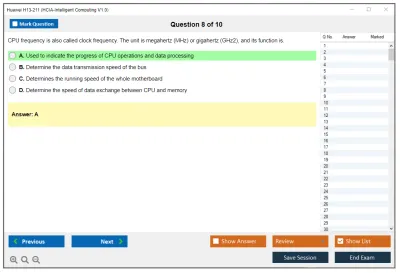 Huawei H13-211 HCIA-Intelligent Computing V1.0 Practice test exam simulator test engine exam Prep practice test questions answers Image 8