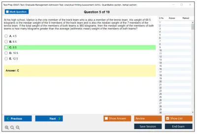 Test Prep GMAT-Test Graduate Management Admission Test (2022) Practice test exam simulator test engine exam Prep practice test questions answers Image 5