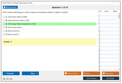 GAQM CPD-001 Certified Project Director (CPD) Practice test exam simulator test engine exam Prep practice test questions answers Image 7