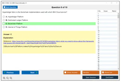 IBM C1000-124 IBM Cloud Advocate v1 Practice test exam simulator test engine exam Prep practice test questions answers Image 8