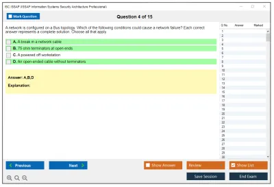 ISC2 ISSAP ISSAP Information Systems Security Architecture Professional Practice test exam simulator test engine exam Prep practice test questions answers Image 4