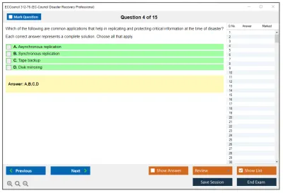 ECCouncil 312-76 Disaster Recovery Professional Practice Test Practice test exam simulator test engine exam Prep practice test questions answers Image 4