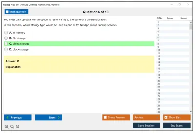 Netapp NS0-603 NetApp Certified Hybrid Cloud Architect Practice test exam simulator test engine exam Prep practice test questions answers Image 6