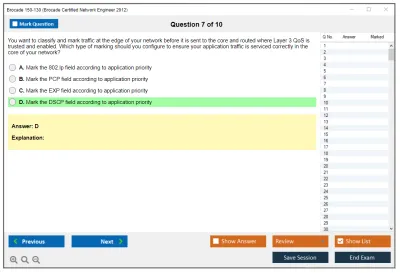 Brocade 150-130 Brocade Certified Network Engineer 2012 Practice test exam simulator test engine exam Prep practice test questions answers Image 7