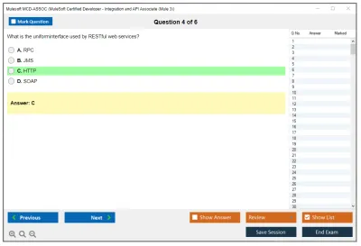 Mulesoft MCD-ASSOC MuleSoft Certified Developer - Integration and API Associate (Mule 3) Practice test exam simulator test engine exam Prep practice test questions answers Image 4