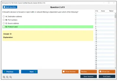 ECCouncil 412-79v10 EC-Council Certified Security Analyst (ECSA) V10 Practice test exam simulator test engine exam Prep practice test questions answers Image 2