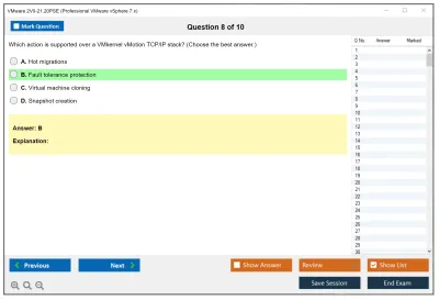 VMware 2V0-21.20PSE Professional VMware vSphere 7.x Practice test exam simulator test engine exam Prep practice test questions answers Image 8