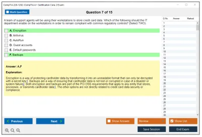 CompTIA 220-1102 CompTIA A+ Certification Core 2 Exam Practice test exam simulator test engine exam Prep practice test questions answers Image 7