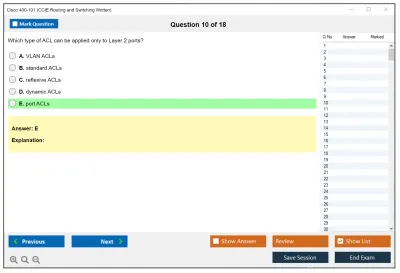 Cisco 400-101 CCIE Routing and Switching Written Practice test exam simulator test engine exam Prep practice test questions answers Image 10