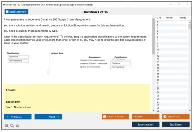 Microsoft MB-700 Microsoft Dynamics 365: Finance and Operations Apps Solution Architect Practice test exam simulator test engine exam Prep practice test questions answers Image 1