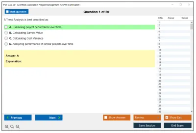 PMI CA0-001 Certified Associate in Project Management (CAPM) Certification Practice test exam simulator test engine exam Prep practice test questions answers Image 1