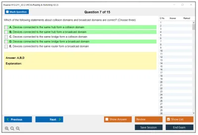 Huawei H12-211_V2.2 HCIA-Routing &amp; Switching V2.2 Practice test exam simulator test engine exam Prep practice test questions answers Image 7