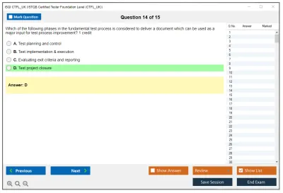 iSQI CTFL_UK ISTQB Certified Tester Foundation Level (CTFL_UK) Practice test exam simulator test engine exam Prep practice test questions answers Image 14