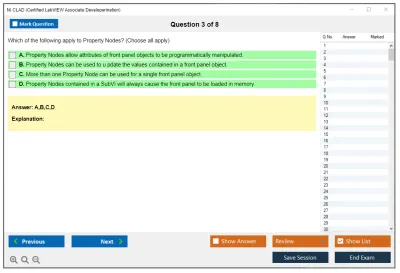 NI CLAD Certified LabVIEW Associate Developer Examination Practice test exam simulator test engine exam Prep practice test questions answers Image 3