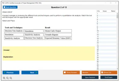 PMI CAPM Certified Associate in Project Management (CAPM) Practice test exam simulator test engine exam Prep practice test questions answers Image 2