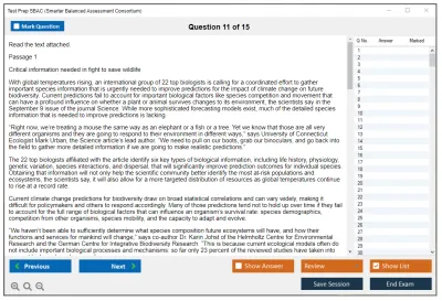 Test Prep SBAC Smarter Balanced Assessment Consortium Practice test exam simulator test engine exam Prep practice test questions answers Image 11