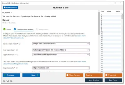 Microsoft MD-102 Endpoint Administrator Practice test exam simulator test engine exam Prep practice test questions answers Image 3