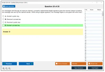 GAQM CEH-001 Certified Ethical Hacker (CEH) Practice test exam simulator test engine exam Prep practice test questions answers Image 20
