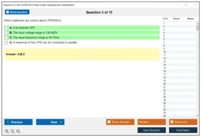 Huawei H12-425 HCNP-DCF-Build Facility Development Optimization Practice test exam simulator test engine exam Prep practice test questions answers Image 3
