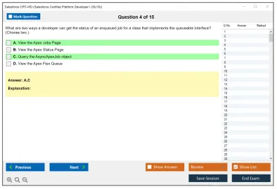 Salesforce CRT-450 Salesforce Certified Platform Developer I Practice test exam simulator test engine exam Prep practice test questions answers Image 4