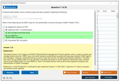CompTIA N10-008 CompTIA Network+ Exam Practice test exam simulator test engine exam Prep practice test questions answers Image 7