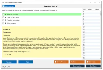 CIPS L4M2 Defining Business Needs Practice test exam simulator test engine exam Prep practice test questions answers Image 9