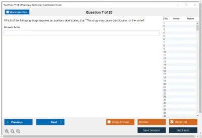 Test Prep PTCE Pharmacy Technician Certification Exam Practice test exam simulator test engine exam Prep practice test questions answers Image 7