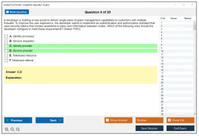 CompTIA SY0-601 CompTIA Security+ Exam 2023 Practice test exam simulator test engine exam Prep practice test questions answers Image 4