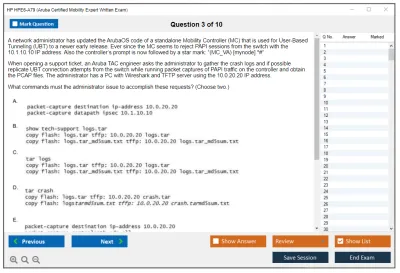 HP HPE6-A79 Aruba Certified Mobility Expert Written Exam Practice test exam simulator test engine exam Prep practice test questions answers Image 3