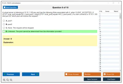 F5 201 TMOS Administration Practice test exam simulator test engine exam Prep practice test questions answers Image 9