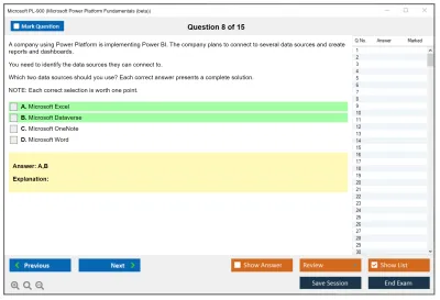 Microsoft PL-900 Microsoft Power Platform Fundamentals Practice test exam simulator test engine exam Prep practice test questions answers Image 8