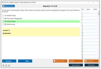 PMI PMI-100 Certified Associate in Project Management (CAPM)® Practice test exam simulator test engine exam Prep practice test questions answers Image 14
