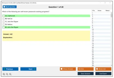 ECCouncil 312-50 Certified Ethical Hacker Exam Practice test exam simulator test engine exam Prep practice test questions answers Image 1