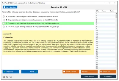 Test Prep GACE Georgia Assessments for the Certification of Educators Practice test exam simulator test engine exam Prep practice test questions answers Image 19