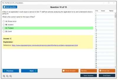 ITIL ITILFND-V4 ITIL 4 Foundation Practice test exam simulator test engine exam Prep practice test questions answers Image 10