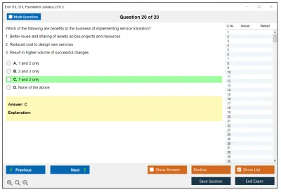 Exin ITIL ITIL Foundation (V4) Practice test exam simulator test engine exam Prep practice test questions answers Image 20