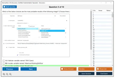 ServiceNow CIS-Discovery Certified Implementation Specialist - Discovery Practice test exam simulator test engine exam Prep practice test questions answers Image 5
