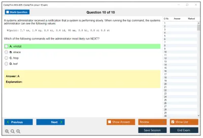 CompTIA XK0-005 CompTIA Linux+ Exam Practice test exam simulator test engine exam Prep practice test questions answers Image 10