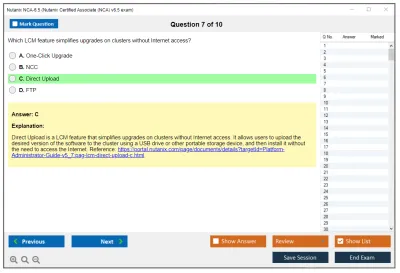 Nutanix NCA-6.5 Nutanix Certified Associate (NCA) v6.5 exam Practice test exam simulator test engine exam Prep practice test questions answers Image 7