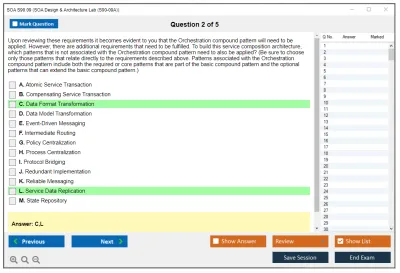 SOA S90.09 SOA Design & Architecture Lab Practice test exam simulator test engine exam Prep practice test questions answers Image 2