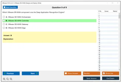 VMware 5V0-42.21 VMware SD-WAN Design and Deploy Skills Practice test exam simulator test engine exam Prep practice test questions answers Image 9