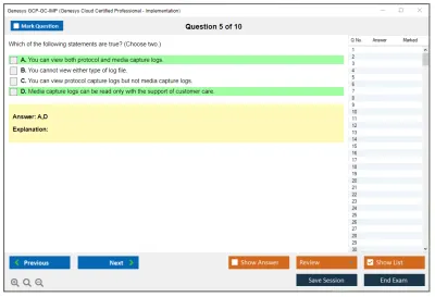 Genesys GCP-GC-IMP Genesys Cloud Certified Professional - Implementation Practice test exam simulator test engine exam Prep practice test questions answers Image 5