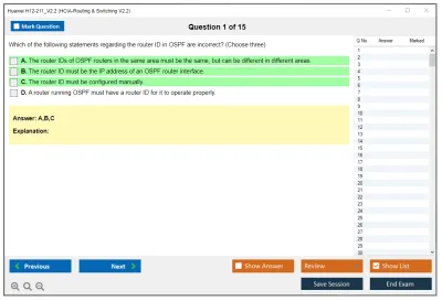 Huawei H12-211_V2.2 HCIA-Routing &amp; Switching V2.2 Practice test exam simulator test engine exam Prep practice test questions answers Image 1