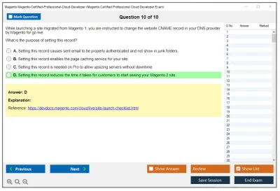 Magento Magento-Certified-Professional-Cloud-Developer Magento Certified Professional Cloud Developer Exam Practice test exam simulator test engine exam Prep practice test questions answers Image 10