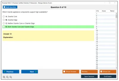 Riverbed 599-01 Riverbed Certified Solutions Professional - Storage Delivery Exam Practice test exam simulator test engine exam Prep practice test questions answers Image 6