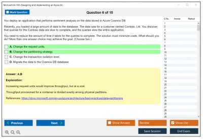 Microsoft AI-100 Designing and Implementing an Azure AI Practice test exam simulator test engine exam Prep practice test questions answers Image 6
